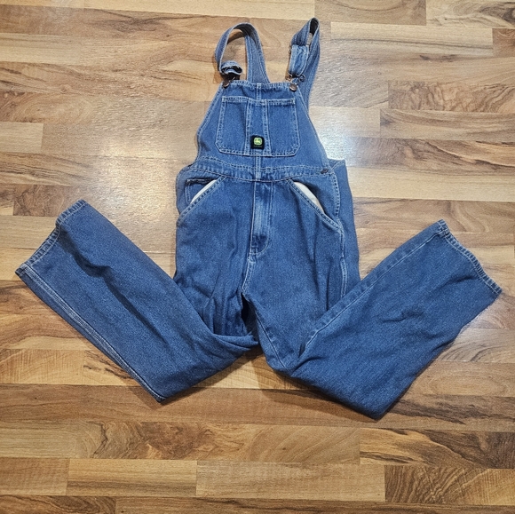 John Deere Other - John Deere Denim Overalls Youth 16R